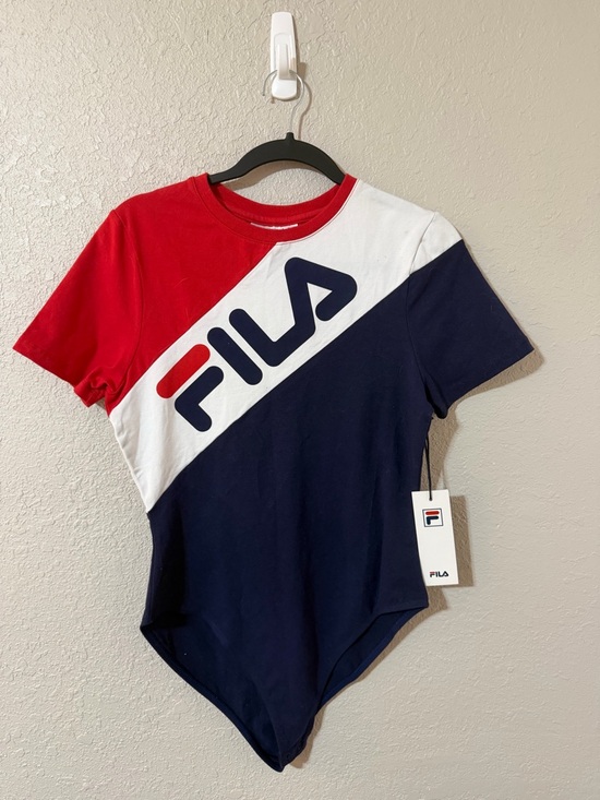 Fila Tops - NWT Fila Claudine Colorblock Logo Bodysuit